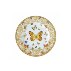 Versace Teller Set-Rosenthal Le Jardin 4 Speiseteller Durchmesser 18 cm aus Porzellan - Jardin