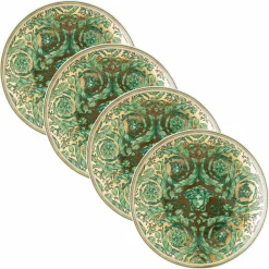 Versace Teller Set-Rosenthal Medusa Garland 4 Speiseteller Ø 17 cm - Weihnachten