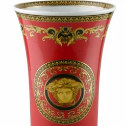 Versace Deko Vasen-Rosenthal Medusa Rosso Modernes Design Porzellanvase 34cm