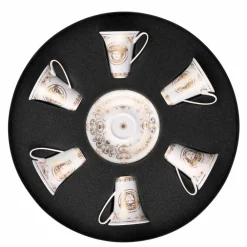 Versace Tee Set Und Kaffee Set-Rosenthal Medusa Gala Set Espressotassen 6 Stück in Porzellan