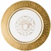Versace Teller Set-Rosenthal Medusa Gala Gold Tellerhalter 33cm Porzellan
