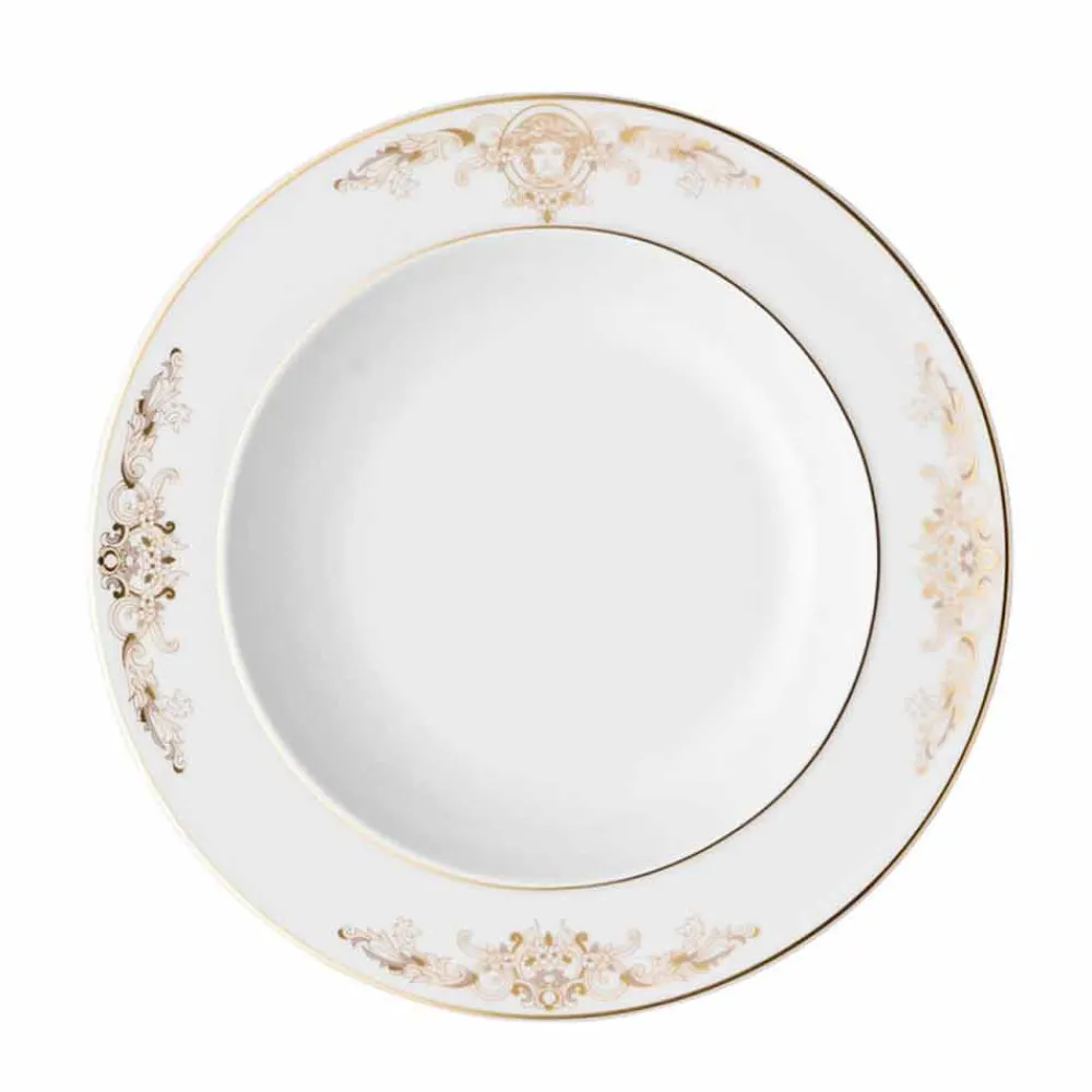 Versace Teller Set-Rosenthal Medusa Gala 22cm Suppenteller in Porzellandesign
