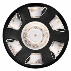 Versace Tee Set Und Kaffee Set-Rosenthal Medusa Gala Gold Set Teetassen 6er Set