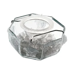 Versace Becher Set Design-Rosenthal Medusa Crystal Kaviarschale aus Kristall - Medusacrystal