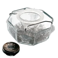 Versace Becher Set Design-Rosenthal Medusa Crystal Kaviarschale aus Kristall - Medusacrystal