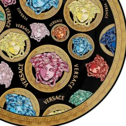 Versace Geschirr Teller-Rosenthal Medusa Amplified Multicolor Tischkartenteller - Amplifiedmulticolor