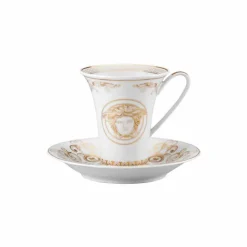 Versace Tee Set Und Kaffee Set-Rosenthal Medusa Gala Hohe Kaffeetasse aus Porzellan
