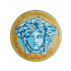 Versace Teller Set-Rosenthal Medusa Amplified 4 Speiseteller Durchmesser 17 cm - Medusaamplifield