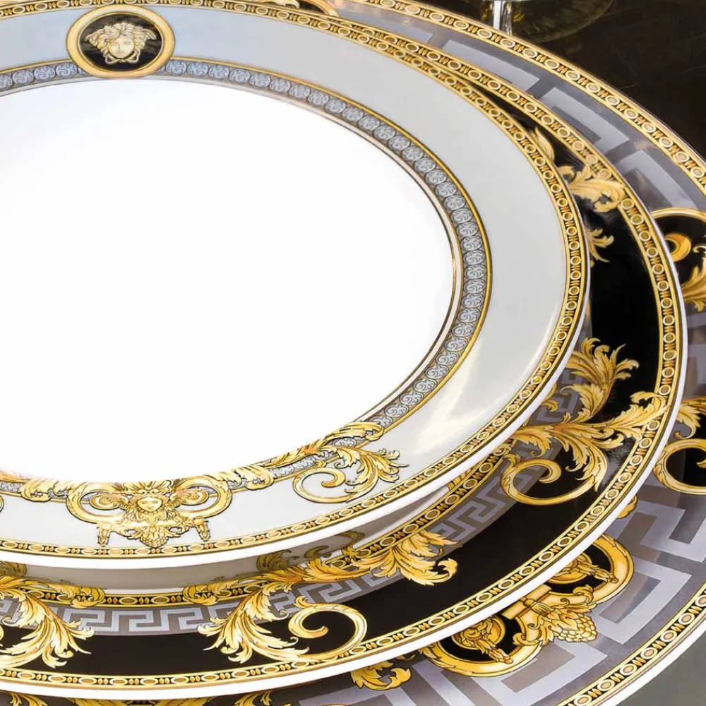 Versace Geschirr Teller-Rosenthal Prestige Gala Platzhalterteller Durchmesser 33 cm - Prestige
