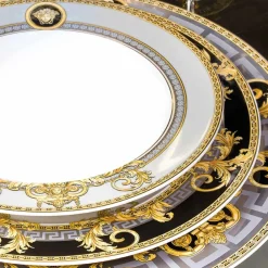 Versace Teller Set-Rosenthal Prestige Gala 4 Speiseteller Durchmesser 17 cm - Prestige