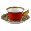 Versace Tee Set Und Kaffee Set-Rosenthal Red Medusa Teetasse modernes Design Porzellan