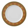 Versace Teller Set-Rosenthal Red Medusa 22 cm flache Platte aus Porzellan