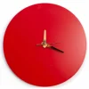 Viadurini Time Design Wanduhren-Rote Wanduhr mit italienischem rundem und modernem Design in Holz - Callisto