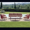 Viadurini in the Garden Garten Lounge Set-Rotes oder grünes Aluminium-Garten-Wohnzimmer - Regalrise