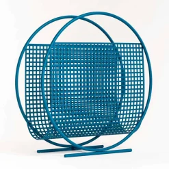 Viadurini Living Zeitungsständer-Round Design Steel Magazine Rack Made in Italy - Schöpflöffel