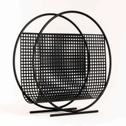 Viadurini Living Zeitungsständer-Round Design Steel Magazine Rack Made in Italy - Schöpflöffel