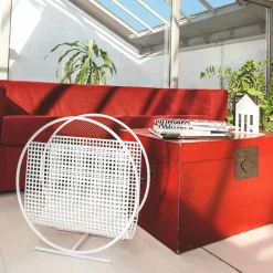 Viadurini Living Zeitungsständer-Round Design Steel Magazine Rack Made in Italy - Schöpflöffel