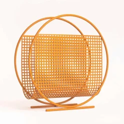 Viadurini Living Zeitungsständer-Round Design Steel Magazine Rack Made in Italy - Schöpflöffel