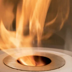 Viadurini Fire Design Brenner Bioethanol-Rundbrenner aus satiniertem Stahl für Bioethanol-Kamin - Griff12