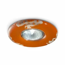 Ferroluce Vintage Deckenleuchten-Runde Deckenlampe aus Keramik Paula