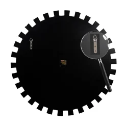 Viadurini Time Design Wanduhren-Runde dekorative Wanduhr aus MDF und Spiegelglas - Tosco