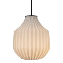 Viadurini Lighting Designer Pendelleuchten-Runde Design-Hängelampe aus weißem Filigranglas - Caravan