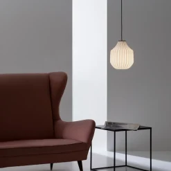 Viadurini Lighting Designer Pendelleuchten-Runde Design-Hängelampe aus weißem Filigranglas - Caravan