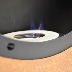 Viadurini Fire Design Wandkamine Bioethanol-Runde Designwand Bioethanol Kamin aus lackiertem Stahl - Trenton