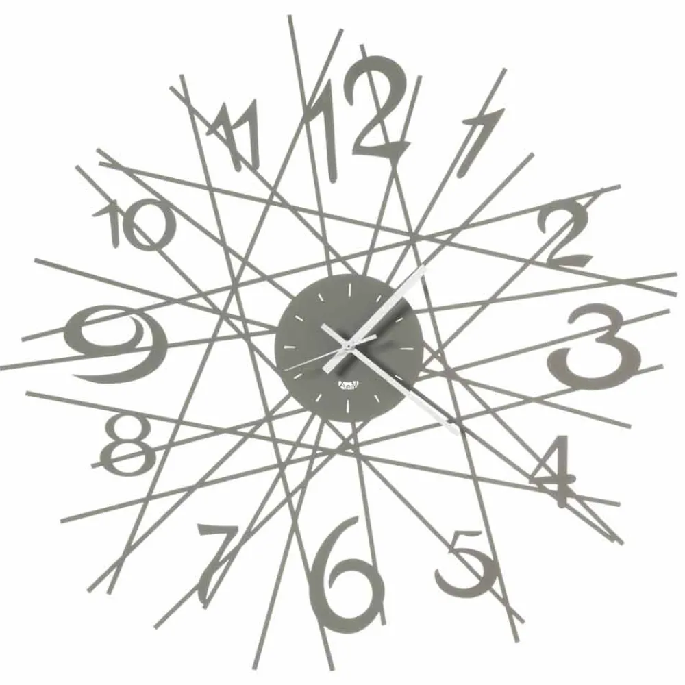 Viadurini Time Design Wanduhren-Runde Eisen Design Wanduhr Made in Italy - Kombo