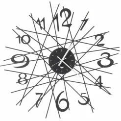 Viadurini Time Design Wanduhren-Runde Eisen Design Wanduhr Made in Italy - Kombo