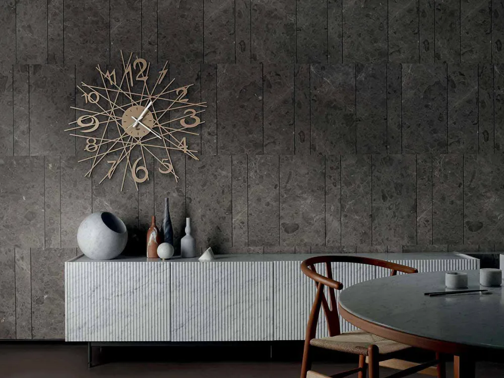 Viadurini Time Design Wanduhren-Runde Eisen Design Wanduhr Made in Italy - Kombo