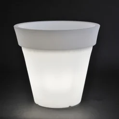 Viadurini in the Garden Lichtmöbel-Runde farbige Gartenvase oder mit Beleuchtung Made in Italy - Avanas