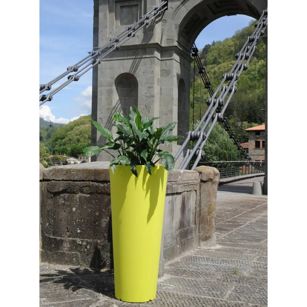 Viadurini in the Garden Lichtmöbel-Runde Fluofarbene Gartenvase mit Licht Made in Italy - Avanas