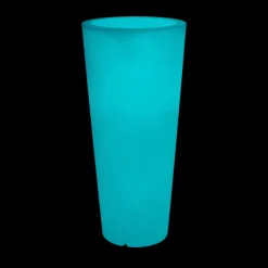 Viadurini in the Garden Lichtmöbel-Runde Fluofarbene Gartenvase mit Licht Made in Italy - Avanas