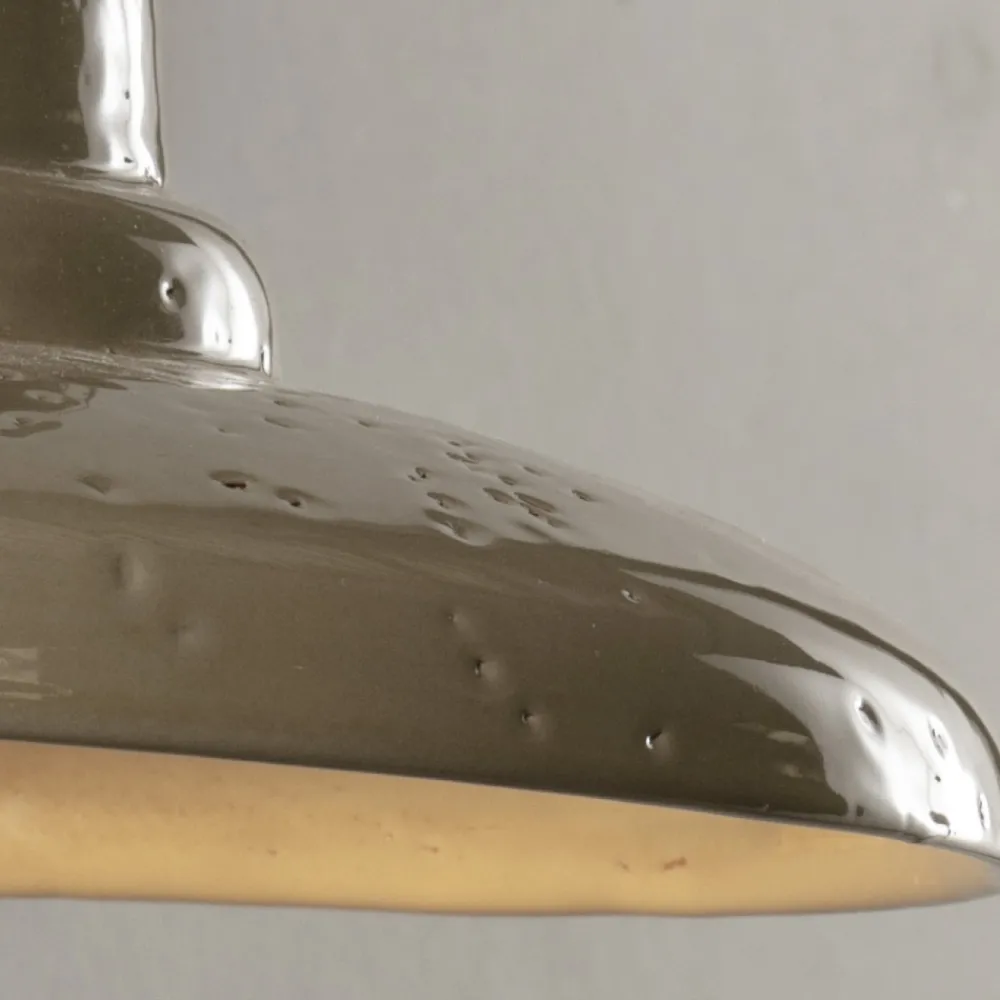 Toscot Garten-Wandlampen-Runde handwerkliche Gartenapplikation in Galestro, hergestellt in Italien – Spoleto