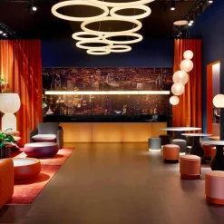 SLIDE Moderne Pendelleuchten-Runde LED-Hängelampe aus Polyethylen Made in Italy - Giotto