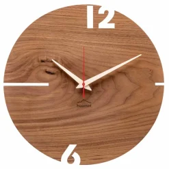 Viadurini Time Design Wanduhren-Runde Wanduhr aus Eichen-, Kiefern- oder Walnussholz Made in Italy - Bethel