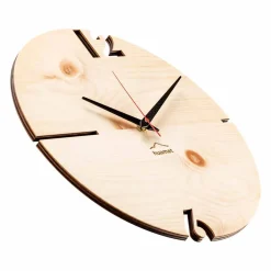 Viadurini Time Design Wanduhren-Runde Wanduhr aus Eichen-, Kiefern- oder Walnussholz Made in Italy - Bethel