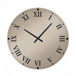 Viadurini Time Design Wanduhren-Runde Wanduhr aus verspiegeltem Kristall, hergestellt in Italien – Gear