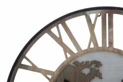 Viadurini Time Design Wanduhren-Runde Wanduhr Durchmesser 60 cm Modern in Eisen und MDF