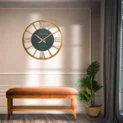 Viadurini Time Design Wanduhren-Runde Wanduhr Durchmesser 60 cm Design in MDF - Krizia