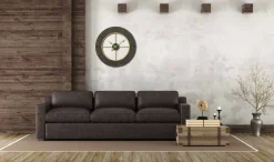 Viadurini Time Design Wanduhren-Runde Wanduhr Durchmesser 70 cm Modernes Design aus Eisen und MDF - Tonia