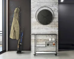 Viadurini Time Design Wanduhren-Runde Wanduhr Durchmesser 60 cm Modernes Eisen - Beatrix