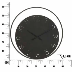 Viadurini Time Design Wanduhren-Runde Wanduhr Durchmesser 60 cm Modernes Eisen - Beatrix