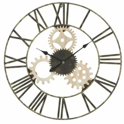Viadurini Time Design Wanduhren-Runde Wanduhr Durchmesser 70 cm Modernes Design aus Eisen und MDF - Jutta