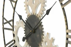 Viadurini Time Design Wanduhren-Runde Wanduhr Durchmesser 70 cm Modernes Design aus Eisen und MDF - Jutta