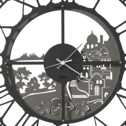 Viadurini Time Design Wanduhren-Runde Wanduhr im italienischen Eisendesign 3 Ausführungen - Furio