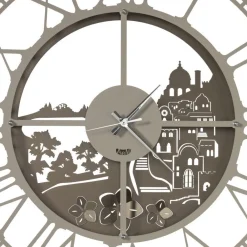 Viadurini Time Design Wanduhren-Runde Wanduhr im italienischen Eisendesign 3 Ausführungen - Furio