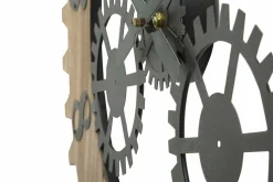 Viadurini Time Design Wanduhren-Runde Wanduhr im modernen Design aus Eisen und MDF - Gitta
