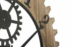 Viadurini Time Design Wanduhren-Runde Wanduhr im modernen Design aus Eisen und MDF - Gitta